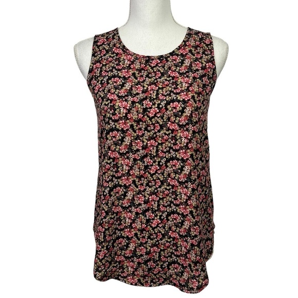 NWT Maurices Women’s Pullover Sleeveless Tank Top Sz XS Multi Color Floral Print - Picture 2 of 13